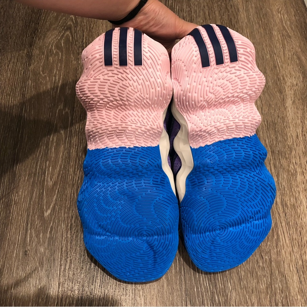 adidas Women's Purple and Blue Athletic Shoes - Picture 9 of 9
